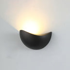 Minimalist Half-Round LED Wall Light – Modern Indoor/Outdoor Lamp