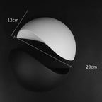 Minimalist Half-Round LED Wall Light – Modern Indoor/Outdoor Lamp