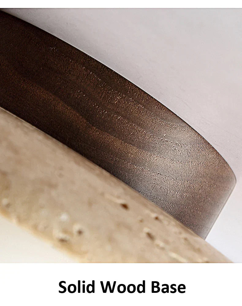 Ceiling Light Marble Wood Modern Minimalist Lamp