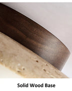 Ceiling Light Marble Wood Modern Minimalist Lamp