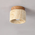 Ceiling Light Marble Wood Modern Minimalist Lamp