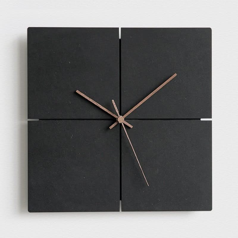 Silent Modern Wall Clock – 12" Decorative MDF Design