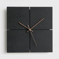 Silent Modern Wall Clock – 12" Decorative MDF Design