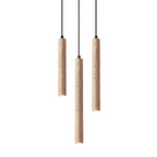 Minimalist Travertine Wabi-Sabi Style LED Chandelier - LumoLine