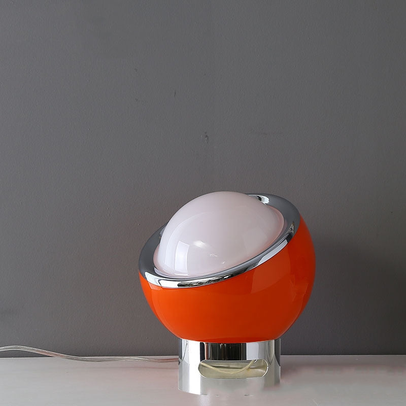 Elegant Bauhaus Table Lamp made of Opal Glass