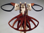 3D Wood Mechanical Hummingbird and Wood Mechanical Turtle