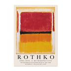 ArtLuxe Modern Abstract Rothko Wall Art Poster | Canvas | Minimalist Design | Decor for Living Room & Office