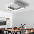 Modern Blade-less Ceiling Fan with LED Lighting and Chandelier