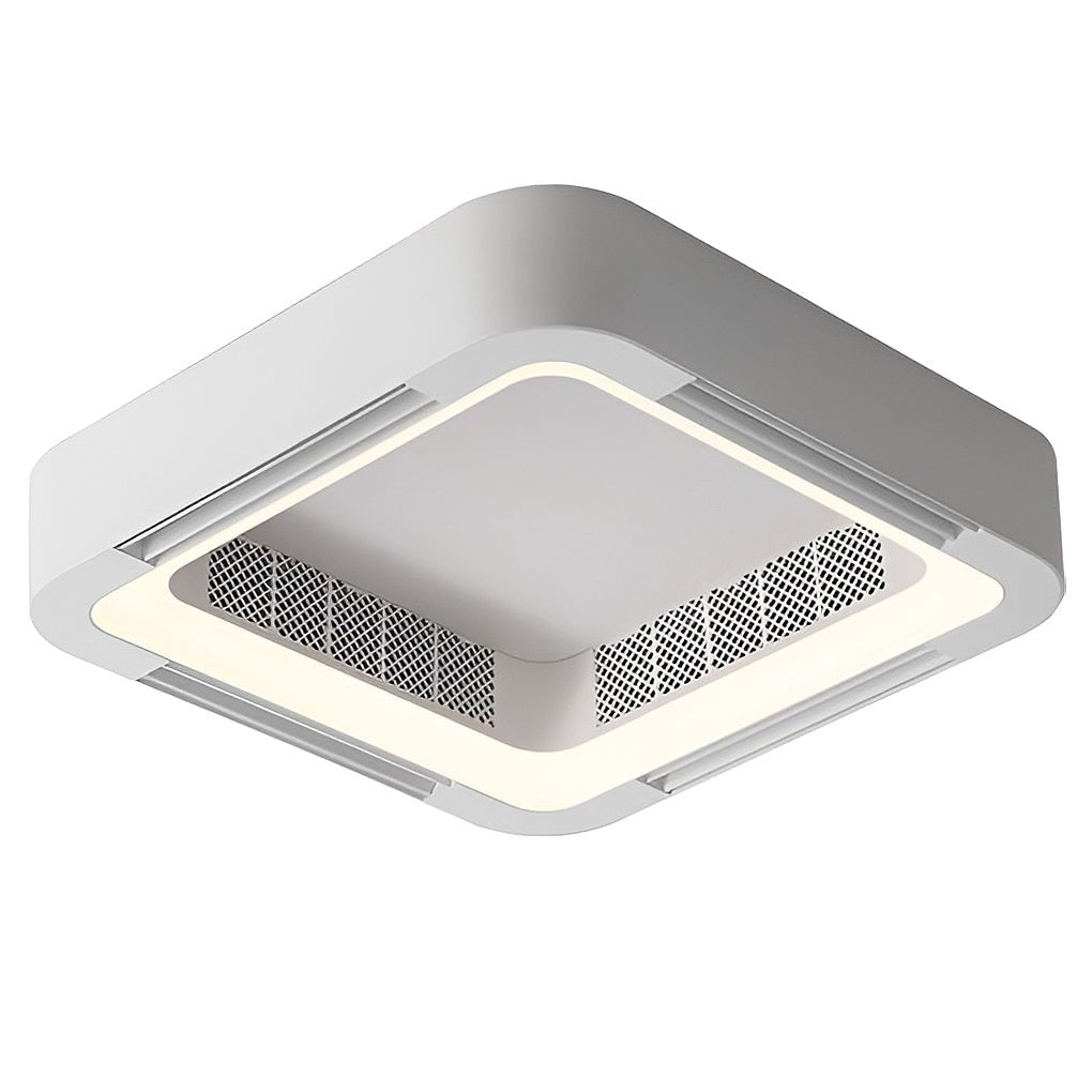 Modern Blade-less Ceiling Fan with LED Lighting and Chandelier