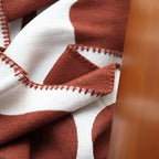 Modern, Abstract Throw Blanket in Bohemian Style – Nordic Style Blanket, Bedspread, Coverlet