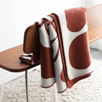 Modern, Abstract Throw Blanket in Bohemian Style – Nordic Style Blanket, Bedspread, Coverlet