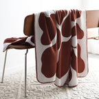 Modern, Abstract Throw Blanket in Bohemian Style – Nordic Style Blanket, Bedspread, Coverlet