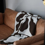 Modern, Abstract Throw Blanket in Bohemian Style – Nordic Style Blanket, Bedspread, Coverlet