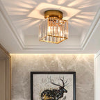 Modern Crystal Ceiling Light - CrystalGlow