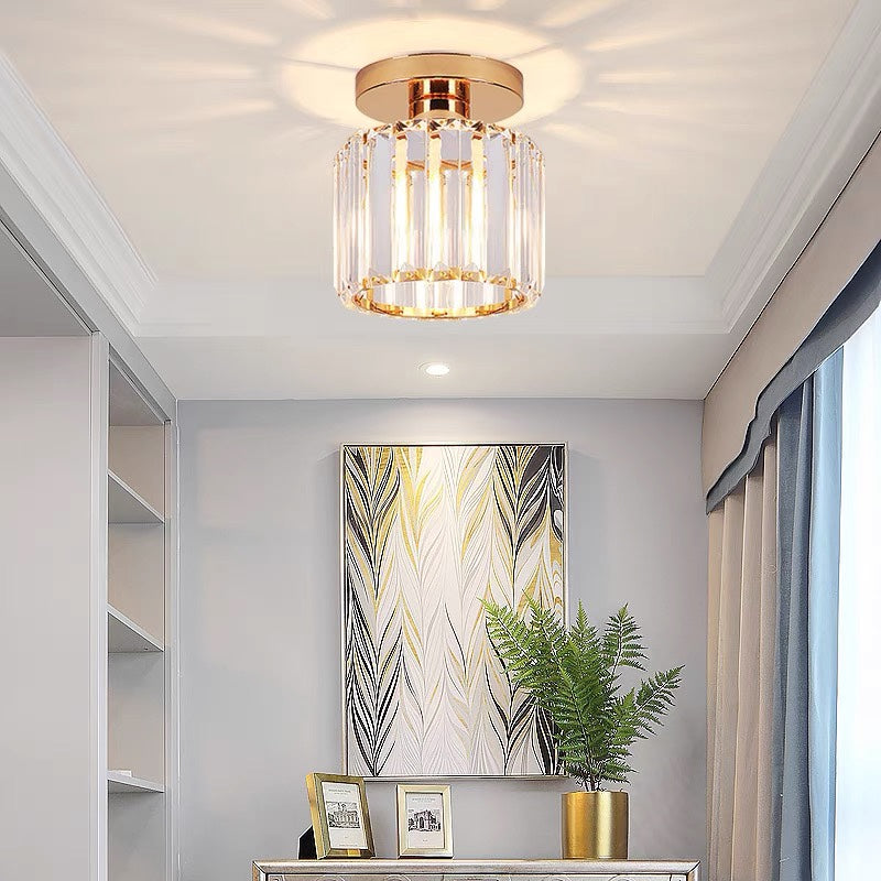 Modern Crystal Ceiling Light - CrystalGlow