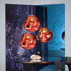 Modern Glass Ceiling Light - LunaLux