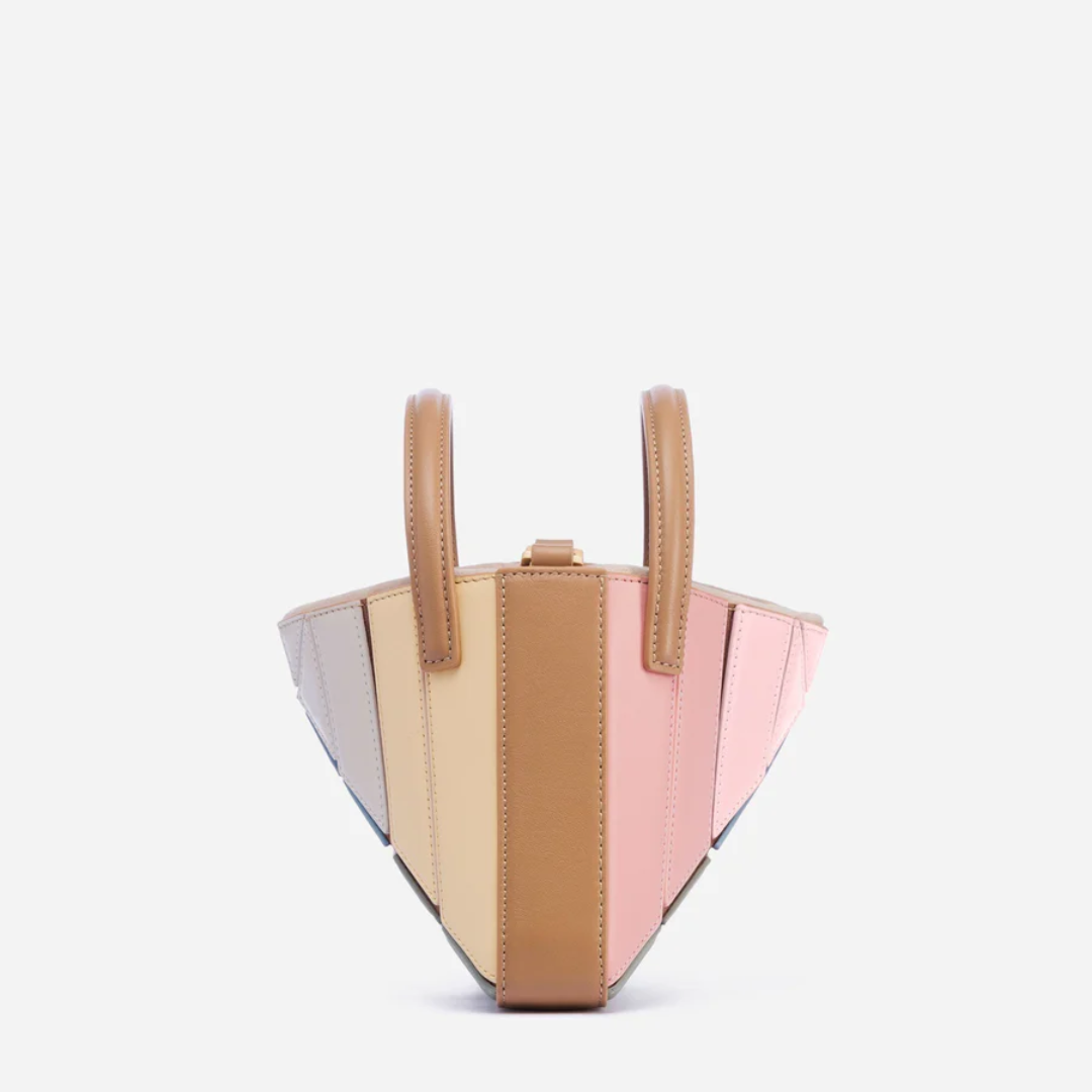 Modern Handbag with Geometric Design - GeoChic