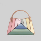 Modern Handbag with Geometric Design - GeoChic