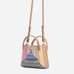 Modern Handbag with Geometric Design - GeoChic