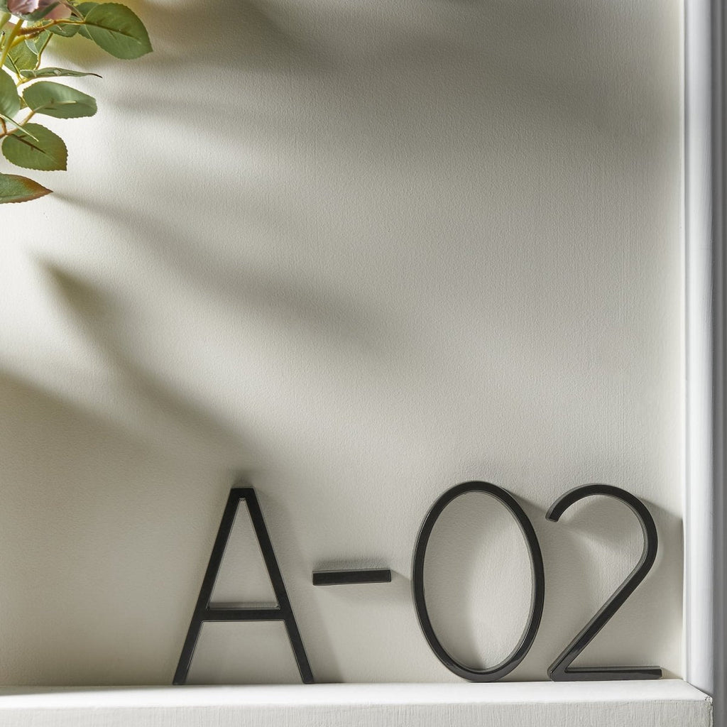 Modern House Numbers – 3D Floating Effect & Weatherproof Zinc Alloy Design