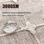 Modern Jacquard Linen Shower Curtain with Tassels (1 pcs) │ For Nordic Bathroom Decoration
