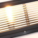 Decorative Post Lamp with Square Glass Shade