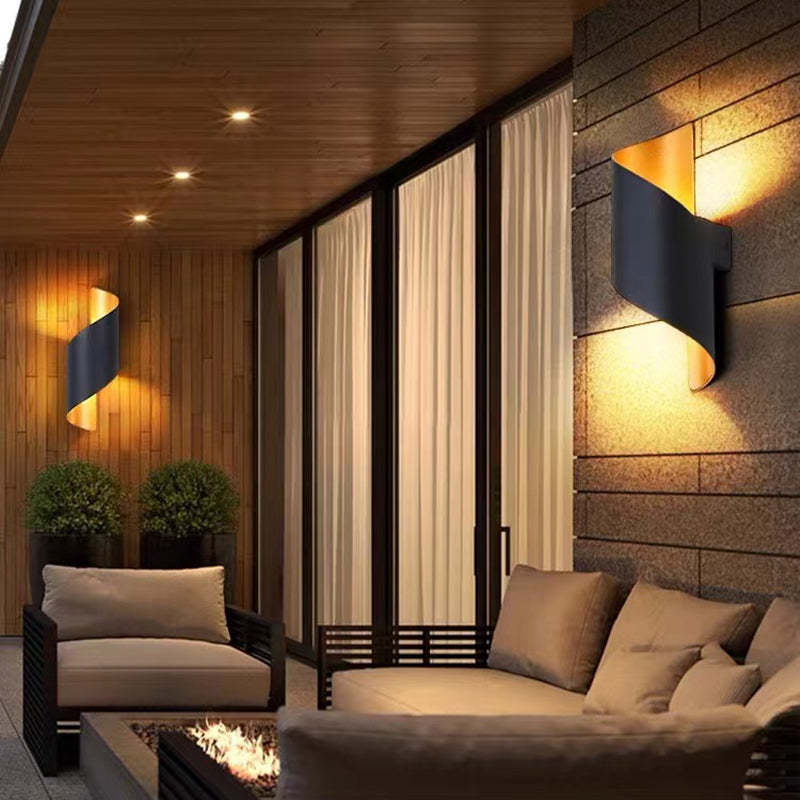 Modern Spiral LED Wall Lamp – TwistLight