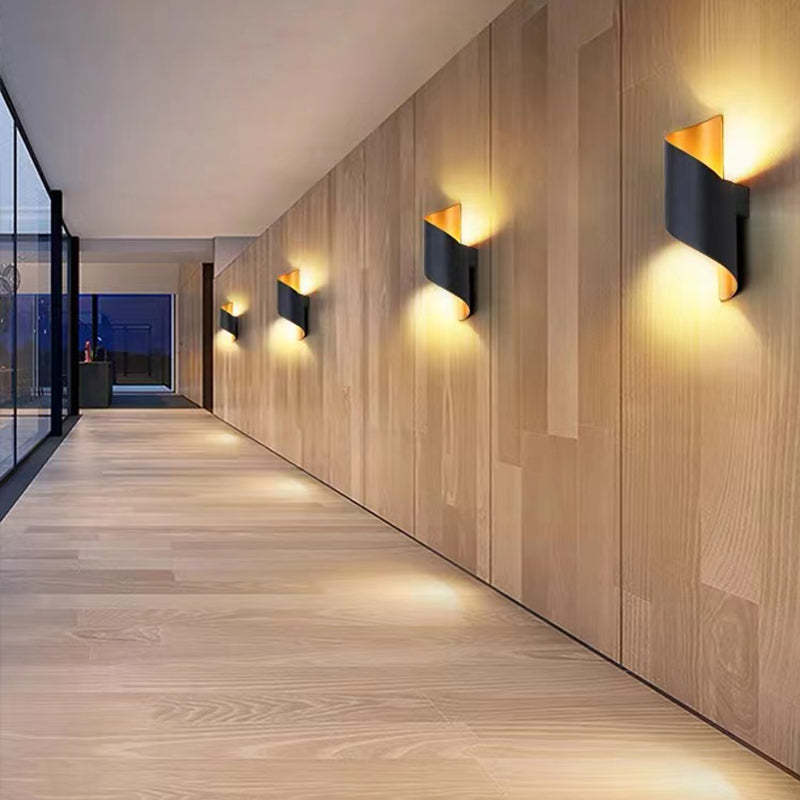 Modern Spiral LED Wall Lamp – TwistLight