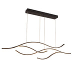 Designer LED Ceiling Lamp with Wavy Curved Shape