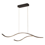 Designer LED Ceiling Lamp with Wavy Curved Shape