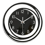 Wall Clock with Geometric Motif