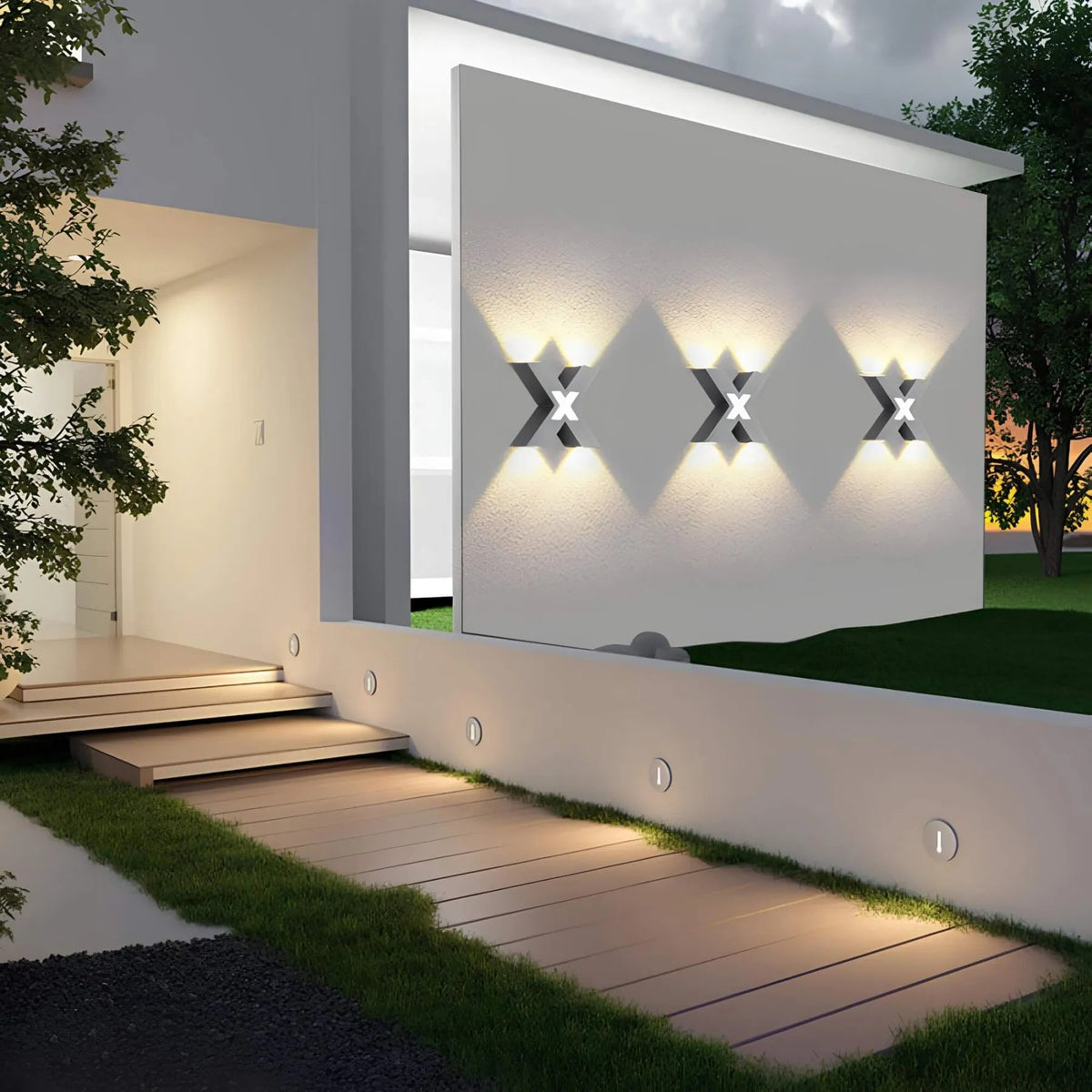 Modern Aluminum LED Wall Lamp with Diffused Light