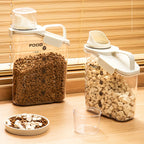 Moisture-Proof Pet Food Container with Measuring Cup - FreshBite