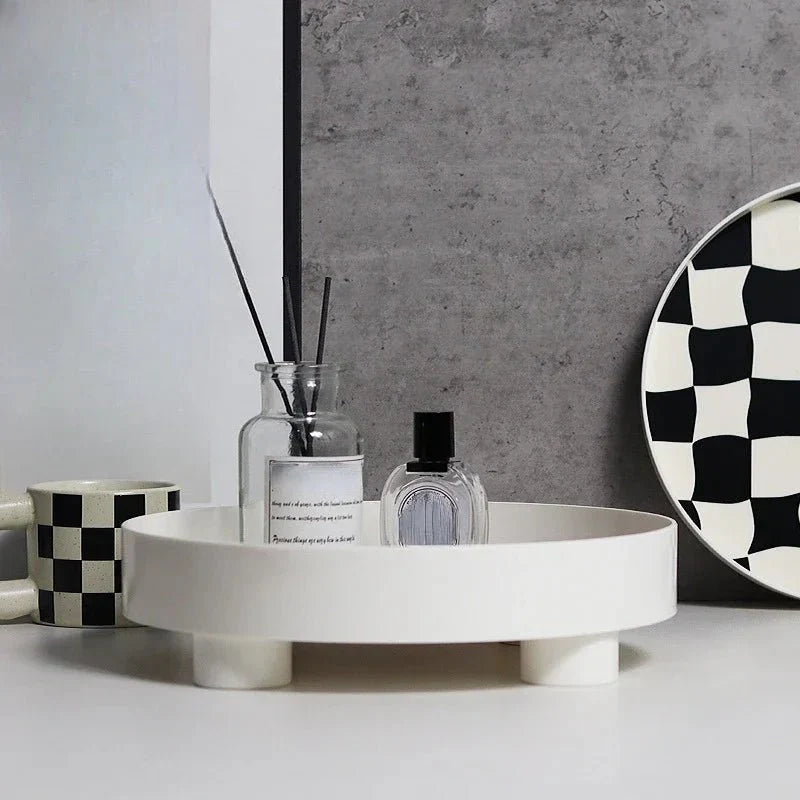 Monochrome Chessboard Storage Tray