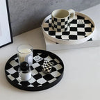 Monochrome Chessboard Storage Tray