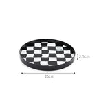 Monochrome Chessboard Storage Tray
