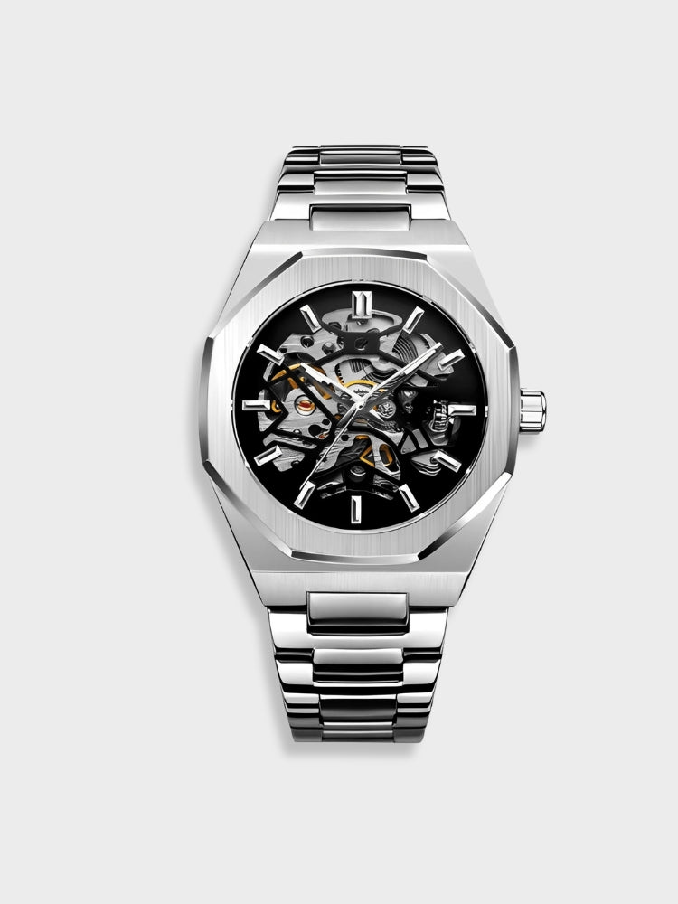 Blaise - Chronograph Watch Leather - Timeless Elegant