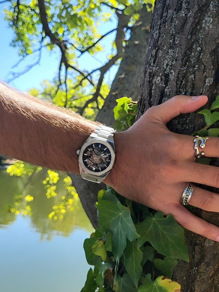 Blaise - Chronograph Watch Leather - Timeless Elegant