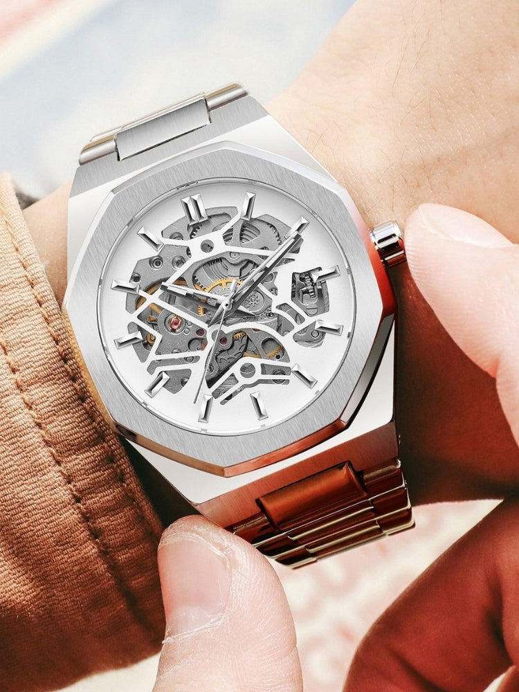 Blaise - Chronograph Watch Leather - Timeless Elegant