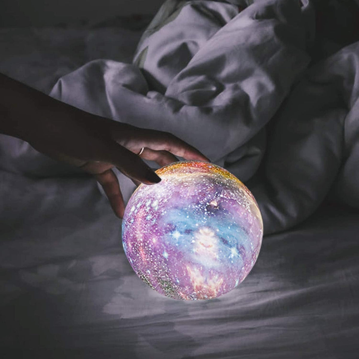 Night lamp with starry sky and touch control - Orion