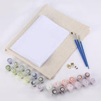 Swan Moonlight Lake - Van-Go Paint-By-Number Kit