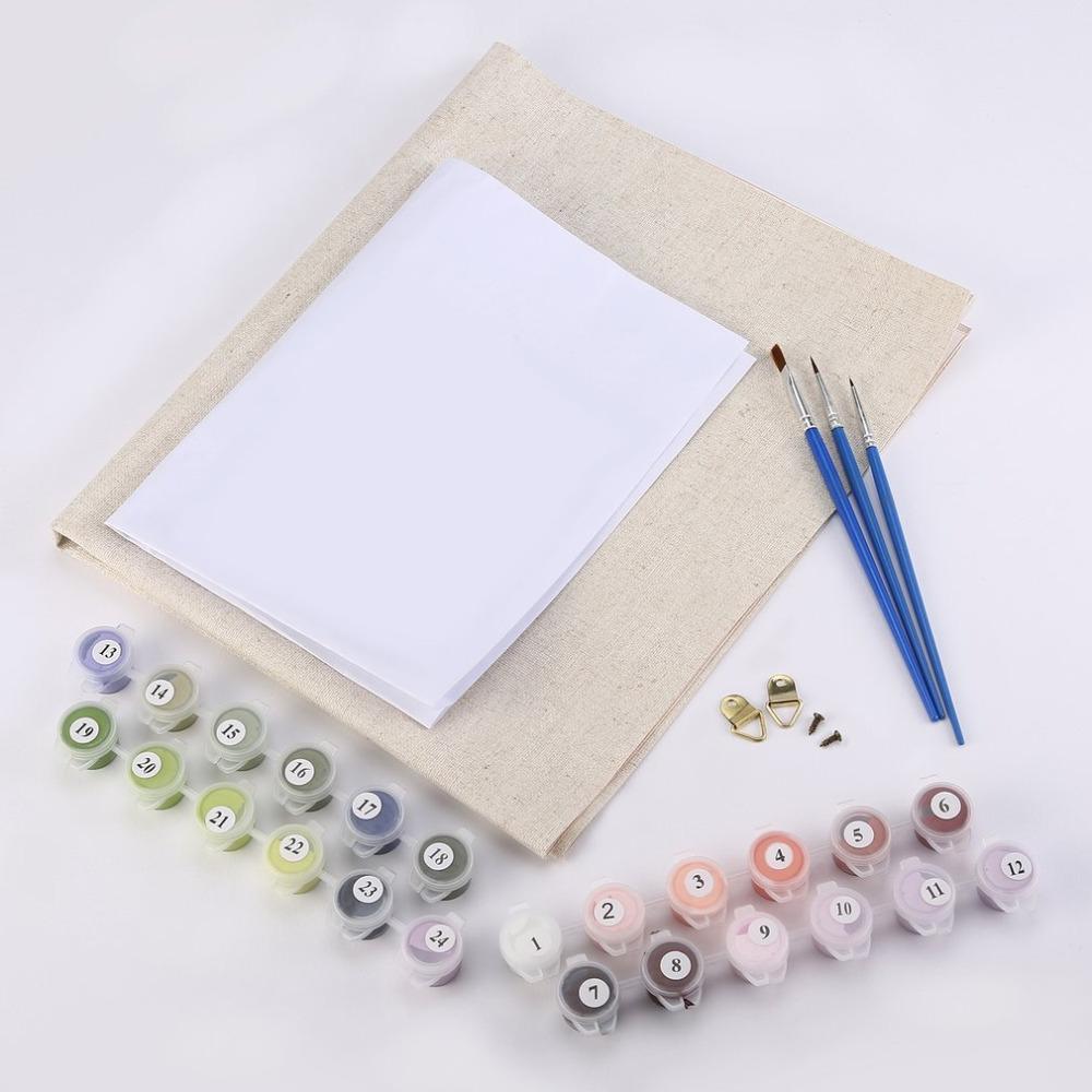 Swan Moonlight Lake - Van-Go Paint-By-Number Kit