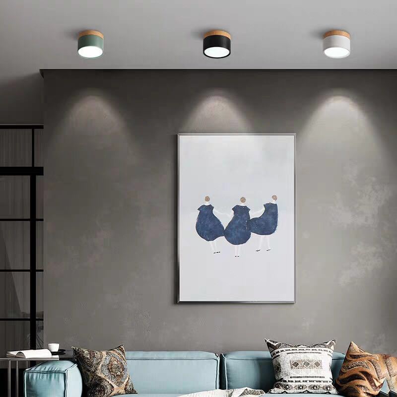 Morandi Style Modern LED Ceiling Lamp - LumiModo
