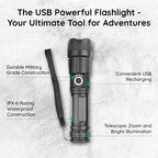 USB Powerful Flashlight Torch