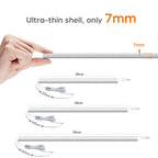 Motion Touch Sensor LED Lights Wireless Light Penetrable Wood Aluminum Bar