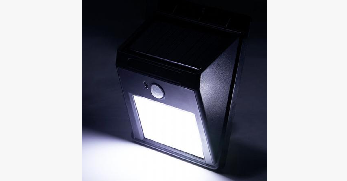 Solar LED Sensor Wall Lamp – Do your part for the environment and increase safety in your area