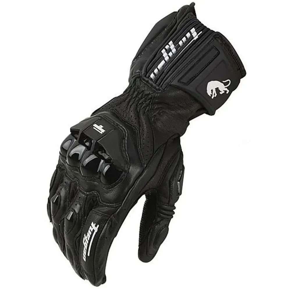 Moto Leather Gloves – Protective Motorcycle Gloves with Premium Leather & Breathable Design