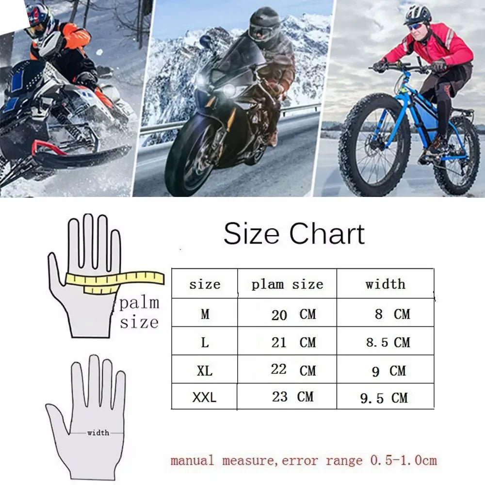 Moto Leather Gloves – Protective Motorcycle Gloves with Premium Leather & Breathable Design