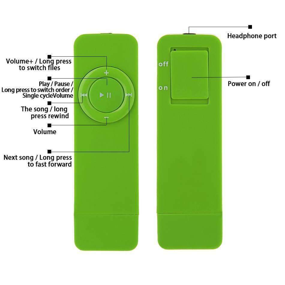 MP3 Player U Disk Recorder 8/16GB - Music with Lossless HIFI Sound