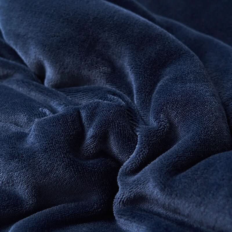 Reversible Sherpa Fleece Blanket for Bed and Sofa